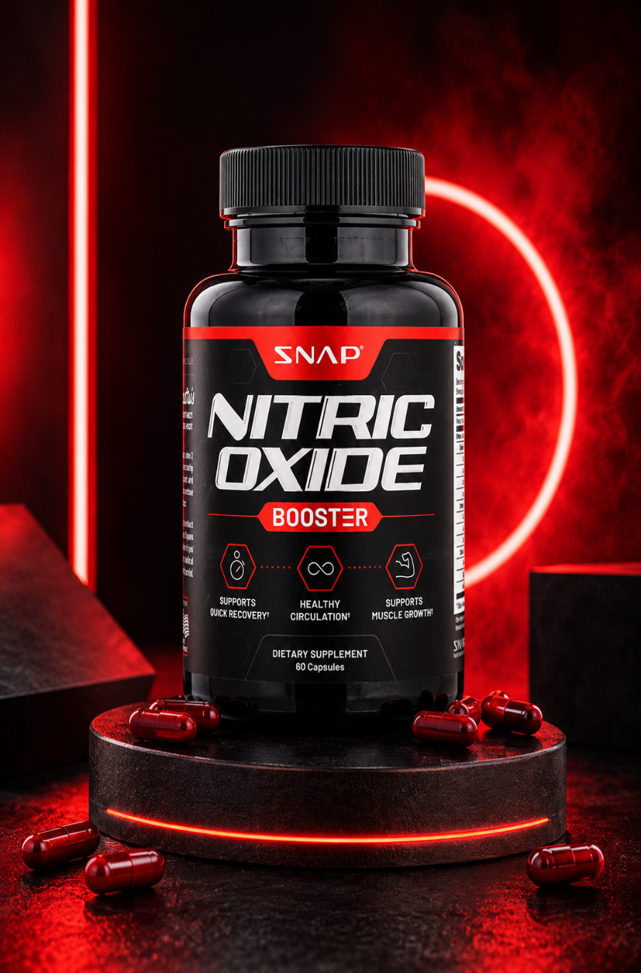 Nitric Oxide Booster X60 | Suplemento Pre-Entreno