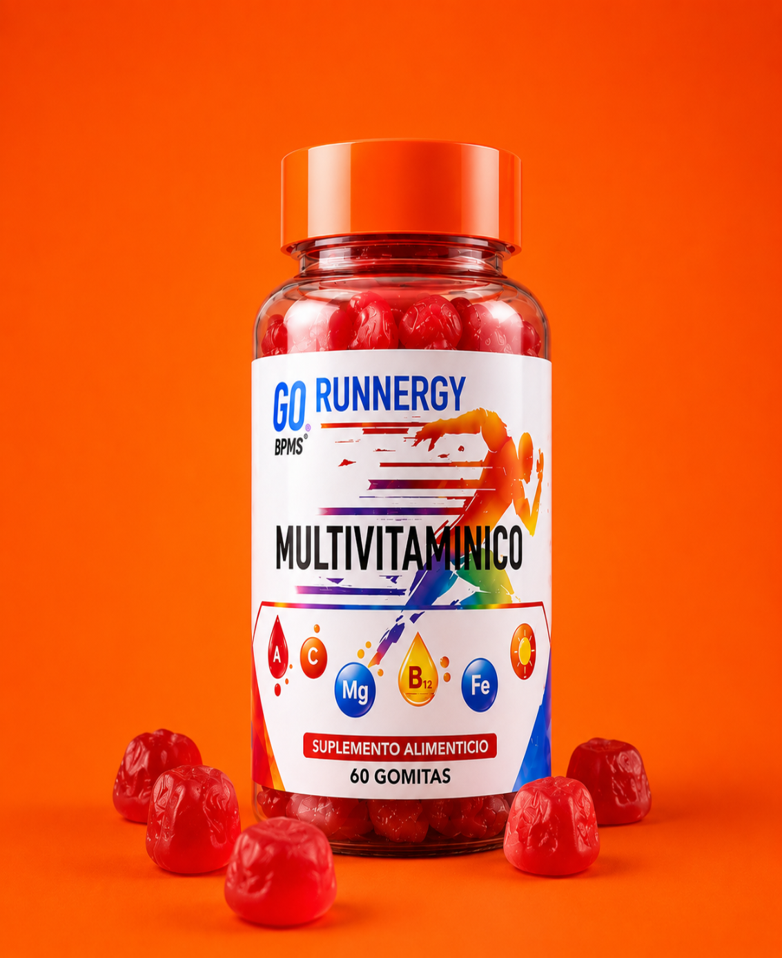 🍓 GO RUNNERGY / Gomitas para Energía y Vitalidad