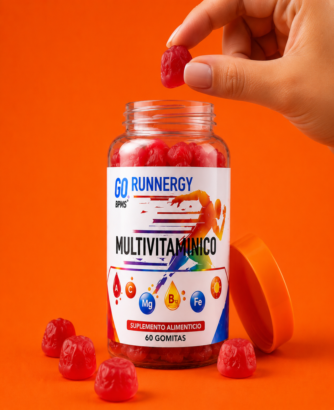 🍓 GO RUNNERGY / Gomitas para Energía y Vitalidad